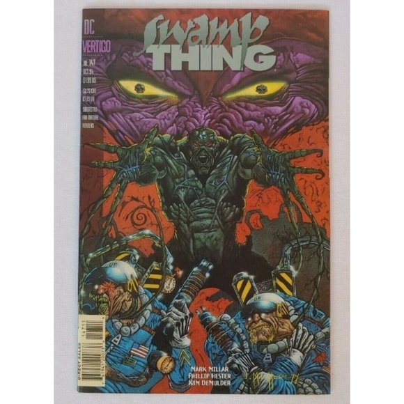 DC Comics Swamp Thing Issues #146-149 Vintage Comic Book Lot 1994 Vertigo Lot - Picture 6 of 8